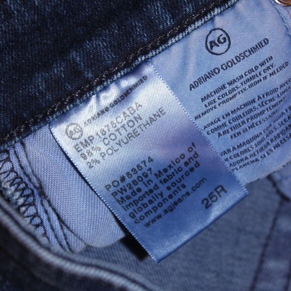 Adriano Goldschmield Mari High rise Straight Jeans Women Size 25 - Picture 9 of 12